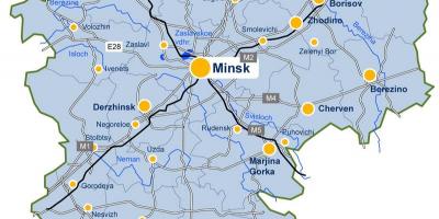 Minsk, Bielorussia mappa
